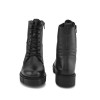 TSF Women Black Leather Winter Boots (ROXY-03-BLK )